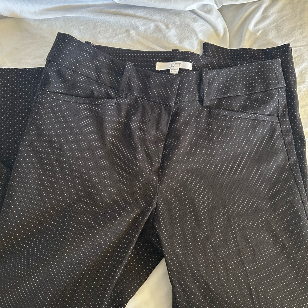 Ann Taylor Loft Riviera Marisa Fit Ankle Pant Size 6 Black - Picture 8 of 10